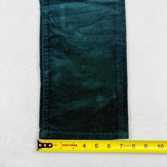 Chaps Womens Slimming Fit Shape Sculpt Stretch Green Corduroy Pants Size 12R NWT - Picture 10 of 11